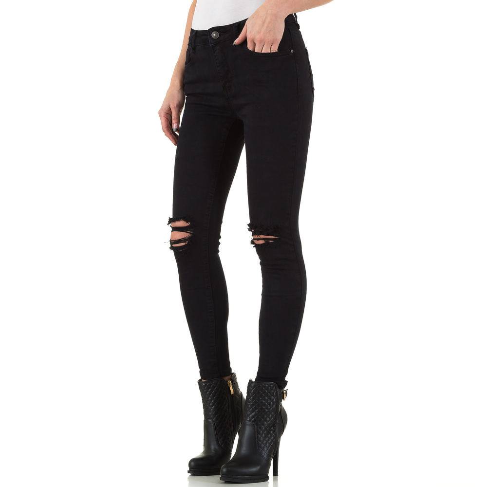 Damen Jeans von Laulia schwarz