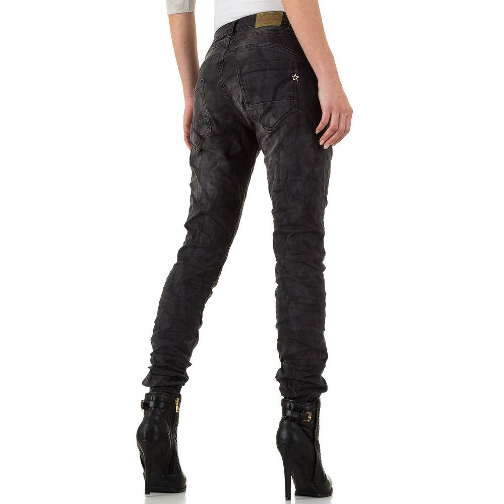 Damen Jeans von Place Du Jour dunkelgrau
