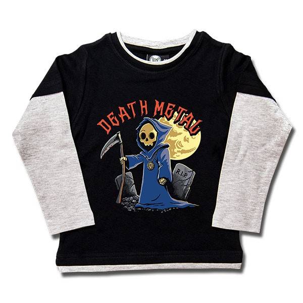 Kids Skater Shirt Death Metal