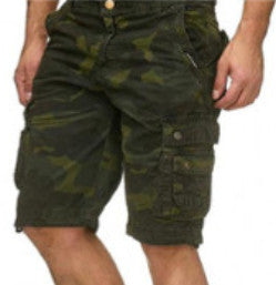 Herren Capri Hosen Army Green