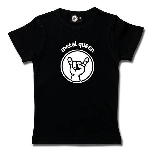 metal queen Girly Shirt schwarz