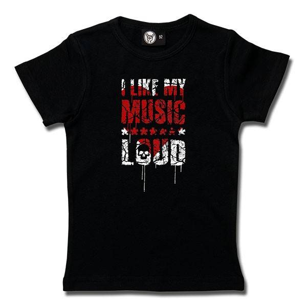 Rock Rebel (R.E.D.) Girly Shirt schwarz