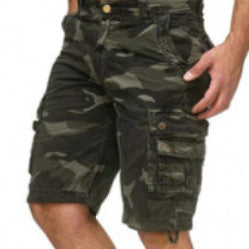 Herren Capri Hosen Light Grey