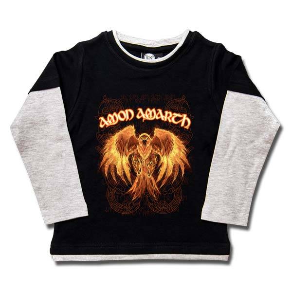 Kids Skater Shirt Amon Amarth (Burning Eagle)