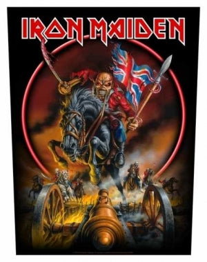 Rückenaufnäher Patch Iron Maiden Maiden England