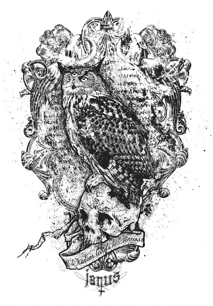 Herren Cross Owl grey