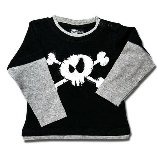 Skull Bones - Kids Skater Shirt